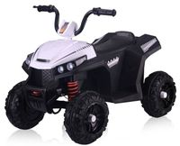 QUAD NA AKUMULATOR 2 SILNIK 45W AKU 6V4,5AH EKOSKÓRA KOŁA EVA BIAŁY