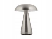 LAMPA STOŁOWA GRZYBEK LED METALOWA BEZPRZEWODOWA 15,5 X 20 5 CM