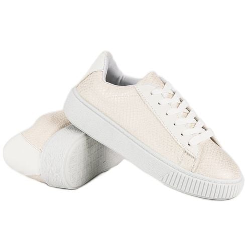 Białe Trampki Snake Print r.37 na Arena.pl