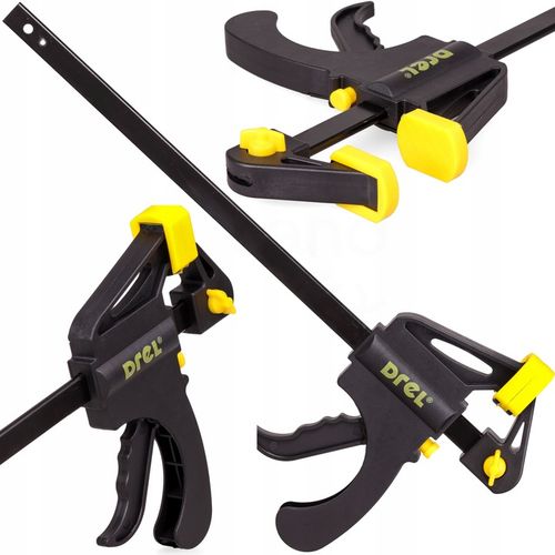 ŚCISK STOLARSKI SZYBKOZACISKOWY JEDNORĘCZNY 450 mm na Arena.pl