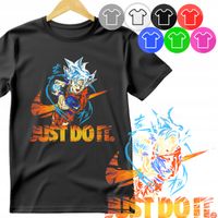 KOSZULKA DZIECIĘCA T-SHIRT - DRAGON BALL GOKU VEGETA SMOK KULE - XS 110-116