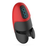 masturbator wibrujący pancho crushious z zaciskiem 16,5 cm