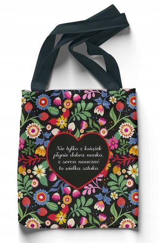 PREZENT NA DZIEŃ NAUCZYCIELA WYCHOWAWCY TORBA SIATKA PREZENTOWA WZÓR na Arena.pl