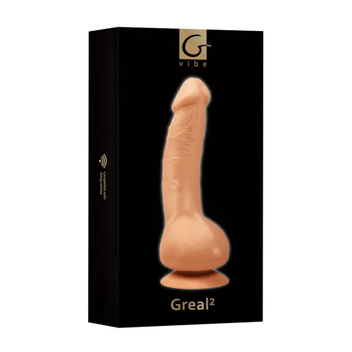 gvibe greal 2 beige - model z przyssawką, sterowanie zdalne na Arena.pl