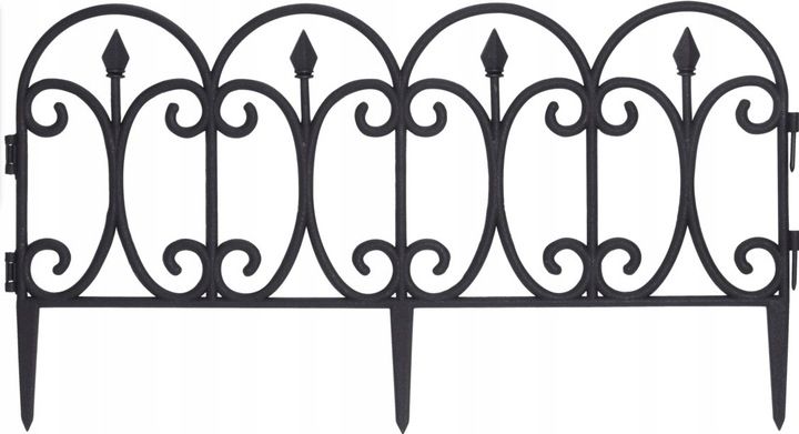 PŁOT PŁOTEK OGRODOWY PALISADA 4SZT 240CM OBRZEŻE zdjęcie 11