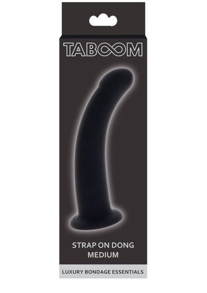 Strap-On Dong Medium Black zdjęcie 2