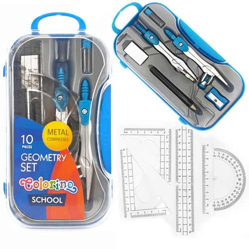 Zestaw geometryczny Colorino 10 elementów na Arena.pl