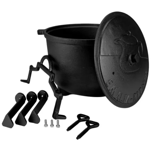 KOCIOŁEK ŻELIWNY Myśliwski 10L Garnek na ognisko na Arena.pl