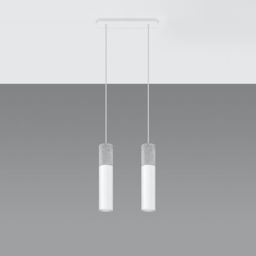 Lampa wisząca BORGIO 2 biały na Arena.pl