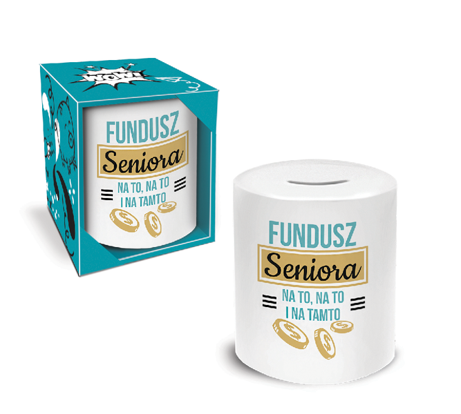 skarbonka walec fundusz seniora zdjęcie 1