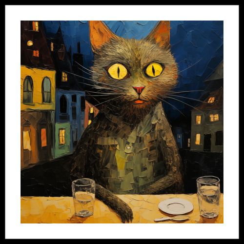 Plakat 40x40cm Nocny Obserwator na Arena.pl