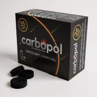 Węgle Do Trybularza 35 Mm Opak 10Szt.  Carbopol