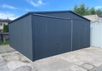 Garaż Blaszany Blaszak 6x5 ciemny grafit RAL | Producent ROBSTAL