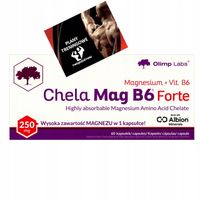 OLIMP CHELA-MAG B6 Forte Vita-min POTĘŻNY MAGNEZ CHELAT STRES WITAMINA B6