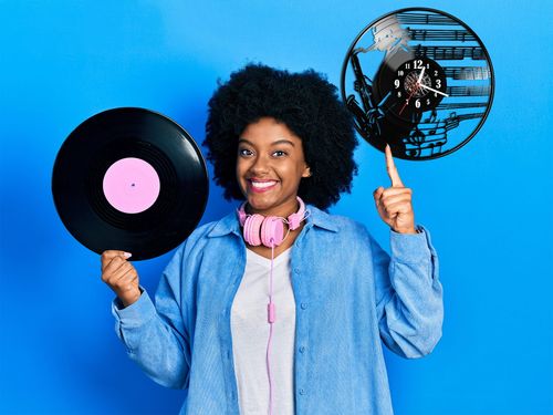 Zegar ścienny z płyty winylowej Adele 1289.14 na Arena.pl