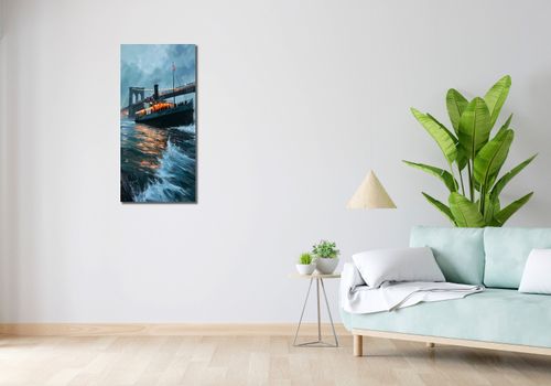 Obraz 40x90cm Stary Parowiec na Arena.pl