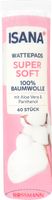 ISANA SUPER SOFT PŁATKI KOSMETYCZNE Z ALOESEM I PANTENOLEM 60 SZT