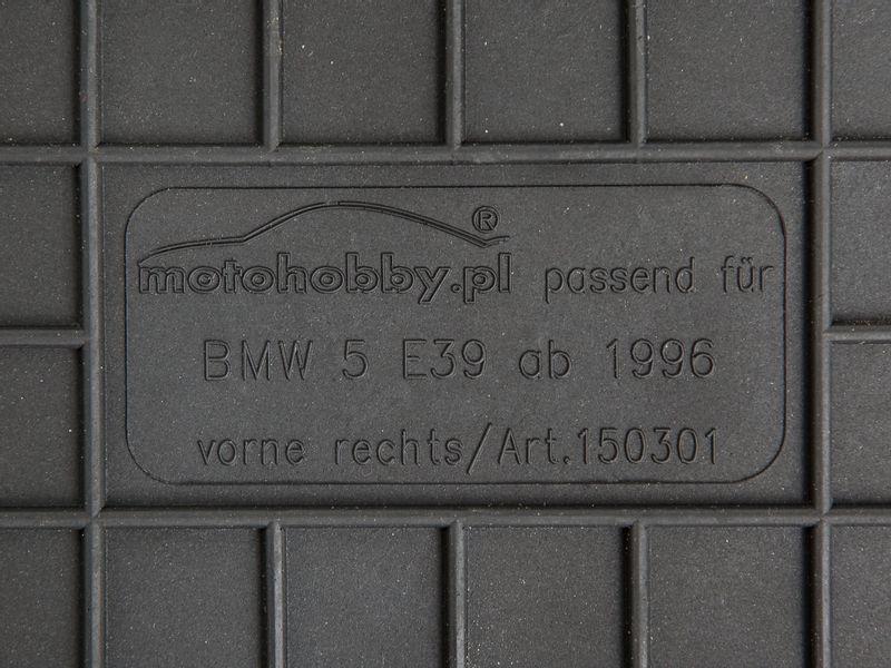 BMW 5 E39 DYWANIKI GUMOWE DEDYKOWANE STOPERY zdjęcie 2