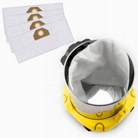 10x WORKI + FILTR DO ODKURZACZA KARCHER WD3 SE4001 SYNTETYCZNE FLIZELINOWE