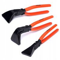 ZESTAW DEKARSKIE SZCZYPCE KLESZCZE GIĘCIA BLACH 275MM PROSTE ODGIĘTE