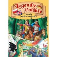 legendy polskie książka wersja pl-ang dla dzieci oprawa twarda