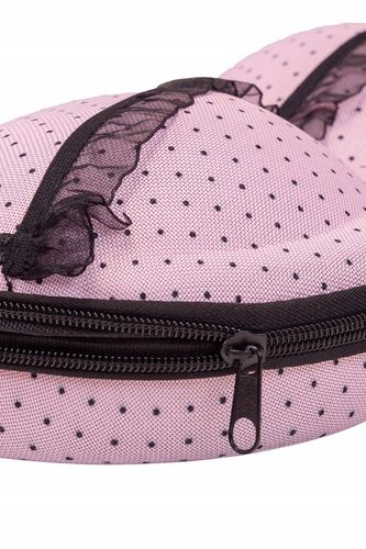 Stylowe etui na bieliznę biustonosz podróż różowe Kontri E1001 na Arena.pl
