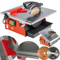 PIŁA STOŁOWA PRZECINARKA STOLIK DO GLAZURY PŁYTEK PANELI DREWNA 2x TARCZA