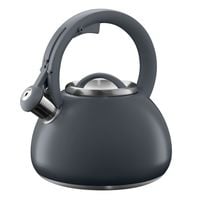 Czajnik stalowy tradycyjny z gwizdkiem 2,7l szaro-niebieski indukcja gaz