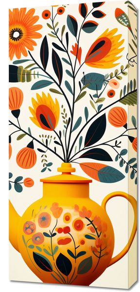 Obraz 40x90cm Bujna Herbata zdjęcie 1