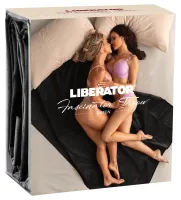 liberator fascinator throw czarna narzuta z mikrofibry 183x137cm