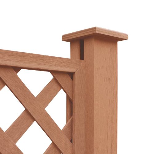 OGRODZENIE PŁOT DO OGRODU WPC BRĄZOWE 180x185cm na Arena.pl