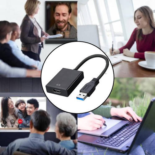Adapter Konwerter Przejściówka USB 3.0 do HDMI Full HD na Arena.pl