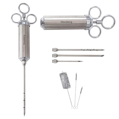 STALOWA NASTRZYKIWARKA 60ml DO PEKLOWANIA MIĘSA KLAUSBERG KB-7842 na Arena.pl