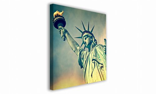 OBRAZ NA PŁÓTNIE 095 Statua Wolności 60x60cm na Arena.pl
