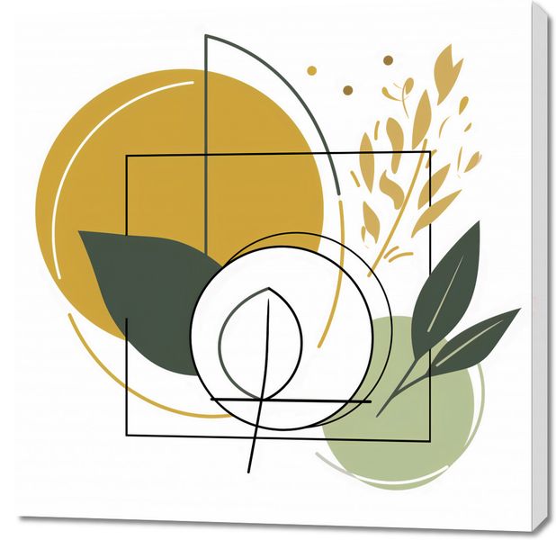 Obraz 90x90cm Słońce w Ogrodzie zdjęcie 1