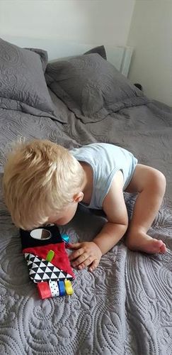 Hencz Kontrastowa Książeczka Sensoryczna CZERWONA na Arena.pl