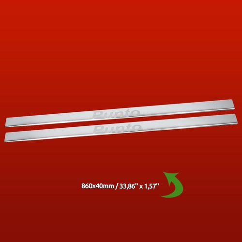 Listwa progowa FIAT PUNTO MK2 Stal nierdzewna 304 połysk 2szt na Arena.pl