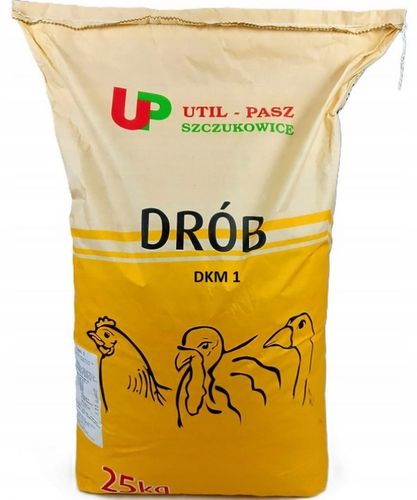 Karma dla kurcząt do 8 tygodnia Util-Pasz DKM 1 pasza dla kurcząt 25kg na Arena.pl