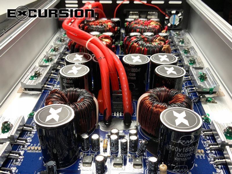 Wzmacniacz samochodowy Excursion 2 kanałowy 5000W zdjęcie 4