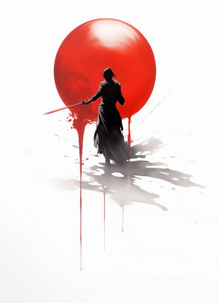 Plakat 39,5x55cm Samotny Samuraj zdjęcie 1