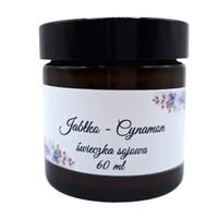 Ręcznie Robiona Świeczka Sojowa Jabłko Cynamon 60