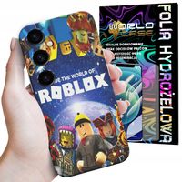ETUI CASE DO SAMSUNG S24 FE - ROBLOX GRY BAJKI FORTNITE GTA + FOLIA