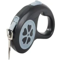 Smycz automatyczna dla psa taśma z blokadą mocna lekka zwijana 5m 15kg