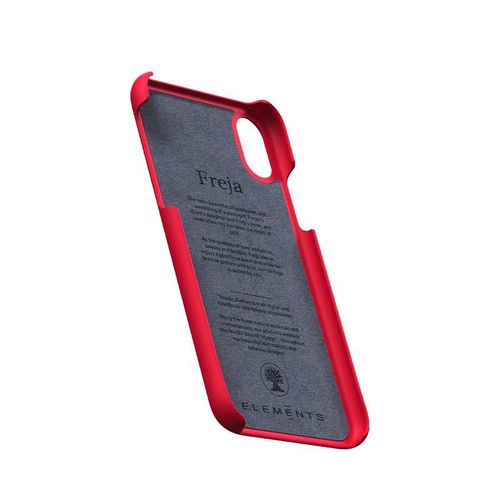 Nordic Elements Freja - Etui iPhone Xs / X (czerwony) na Arena.pl