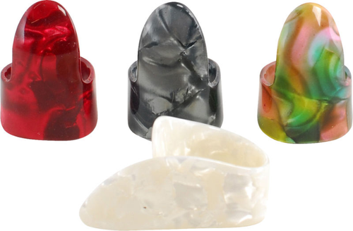 Pazurki na palce i kciuk do gitary Zestaw 4szt Harley Benton Fingerpick Set na Arena.pl