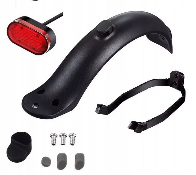 Tylny błotnik z hakiem tylnym światłem Xiaomi M365 zdjęcie 1