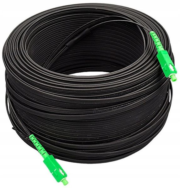 KABEL ŚWIATŁOWÓD SM SC/APC 30m SIMPLEX FTTH OUTDOOR ZEWNĘTRZNY zdjęcie 2