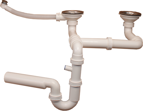 Zlewozmywak 1,5 komorowy z ociekaczem VIGEN  grafit z lewym ociekaczem + bateria NEXO na Arena.pl