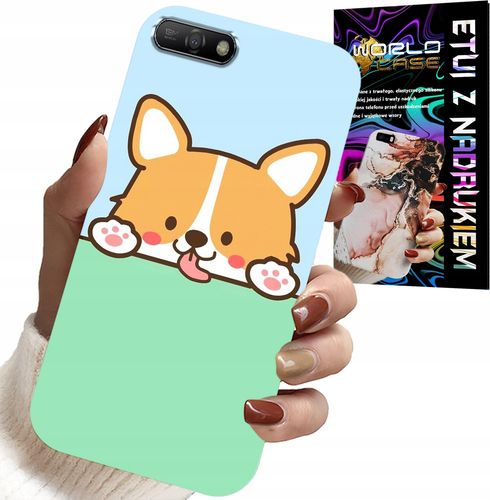 ETUI DO HUAWEI Y6 2018 - SŁODKI PIESEK WZORY Z BAJEK POKROWIEC na Arena.pl