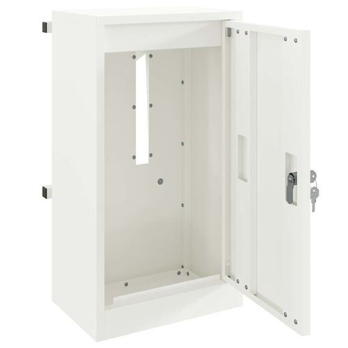 skrzynka na listy Biały 30 x 23 x 55 cm Stal na Arena.pl